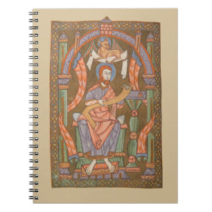 Saint Luke the Evangelist Mediaeval Christian Bibl Notebook