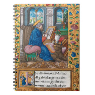 Saint Luke the Evangelist - Mediaeval Manuscript Notebook