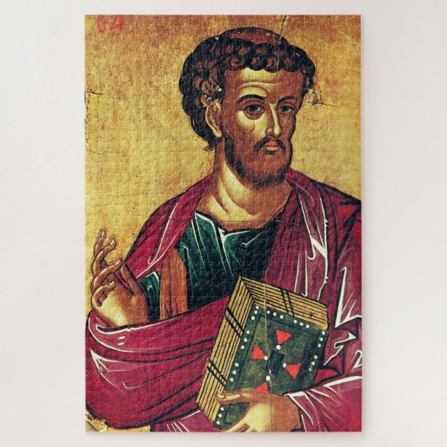 Saint Luke the Evangelist Orthodox icon Jigsaw Puzzle (Vertical)