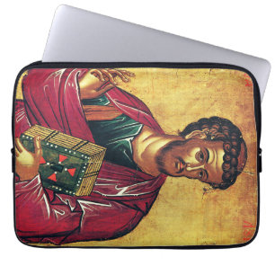 Saint Luke the Evangelist Orthodox icon Laptop Sleeve