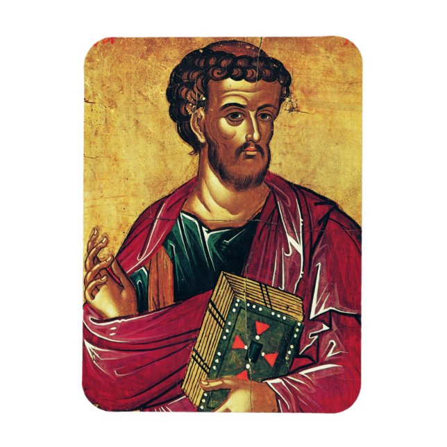Saint Luke the Evangelist Orthodox icon Magnet (Vertical)