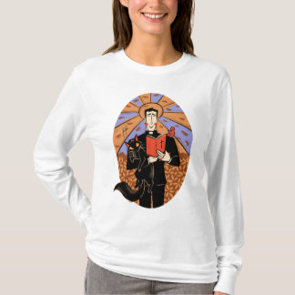 Saint Luke Women's Black T-Shirt
