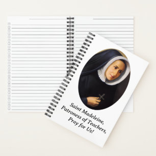 Saint Madeleine Patron Saint of Teachers Notebook