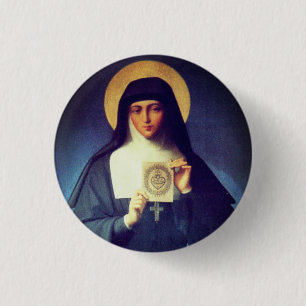 Saint Margaret Mary Alacoque 3 Cm Round Badge
