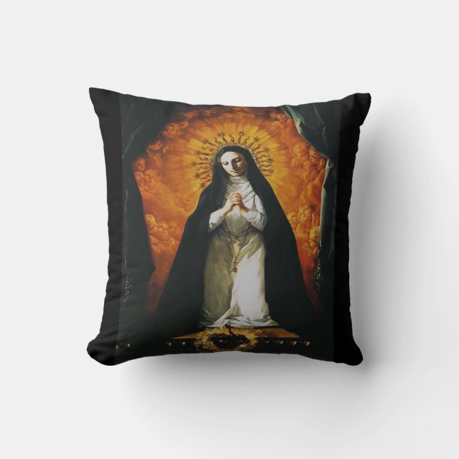 Saint Margaret Mary Alacoque Cushion (Front)