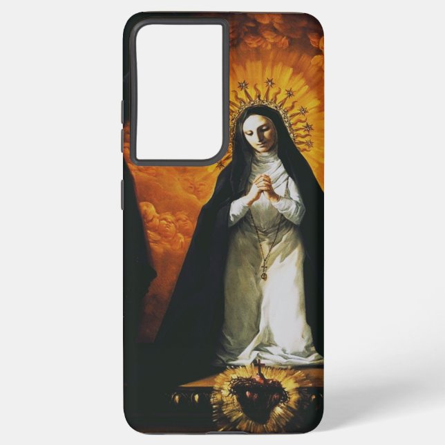 Saint Margaret Mary Alacoque Samsung Galaxy S21 Ultra Case (Back)