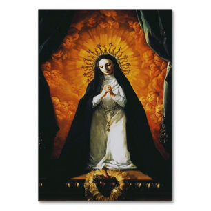 Saint Margaret Mary Alacoque Table Number