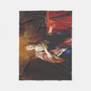 Saint Margaret of Scotland Fleece Blanket