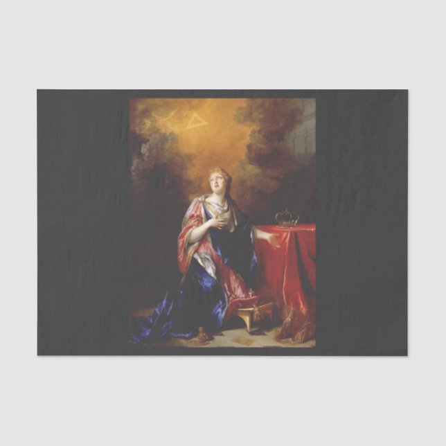 Saint Margaret of Scotland Tissue Paper (Front)