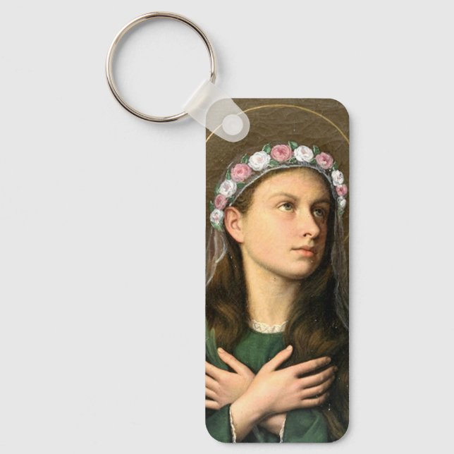Saint Maria Goretti Key Ring (Front)
