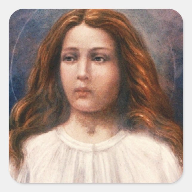 Saint Maria Goretti  Square Sticker (Front)