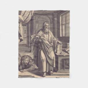 Saint Mark the Evangelist Fleece Blanket