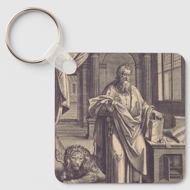 Saint Mark the Evangelist Key Ring (Front)