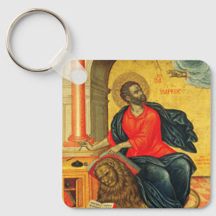 Saint Mark the Evangelist orthodox icon Key Ring