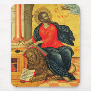 Saint Mark the Evangelist orthodox icon Mouse Pad