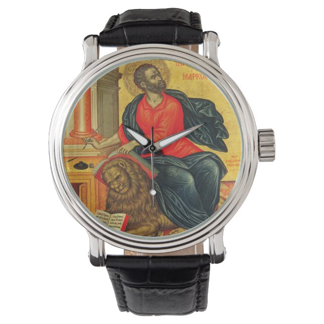 Saint Mark the Evangelist orthodox icon Watch (Front)