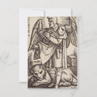 Saint Mark The Evangelist Prayer Card