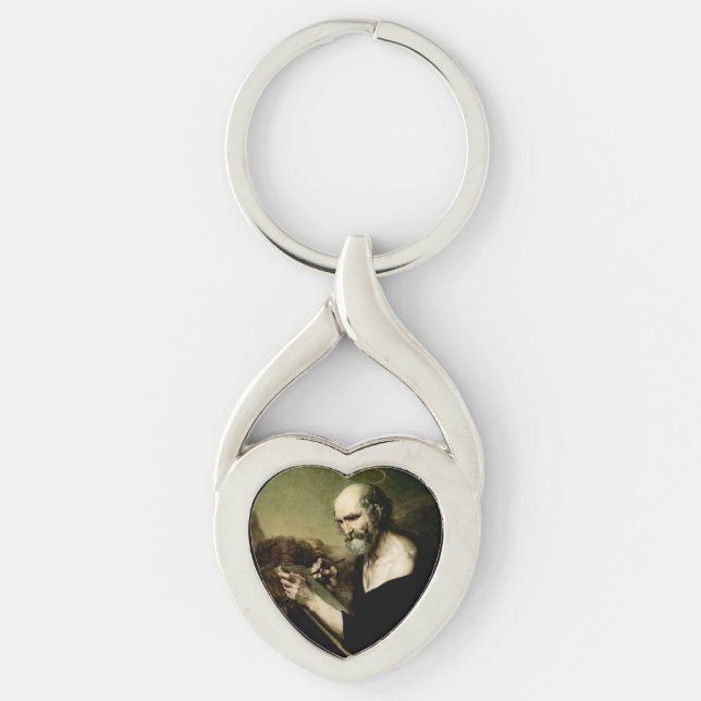 Saint Mark the Evangelist Premium Venetian Majesty Key Ring (Front)