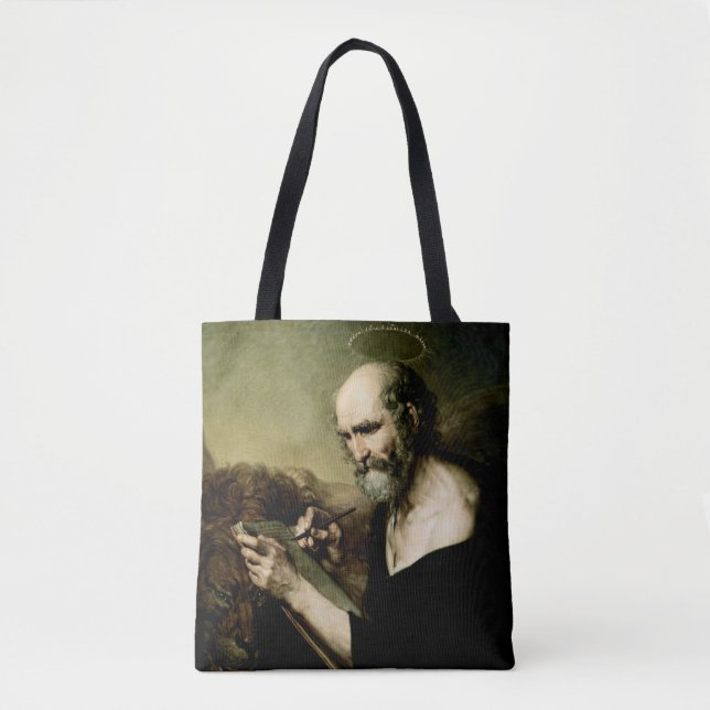 Saint Mark the Evangelist Premium Venetian Majesty Tote Bag (Front)