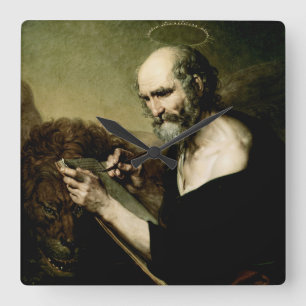Saint Mark the Evangelist Square Wall Clock