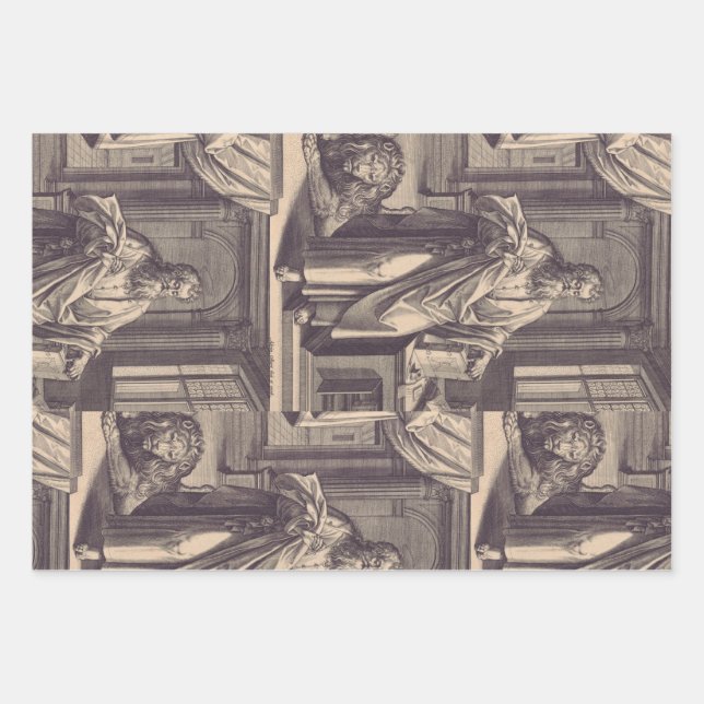 Saint Mark the Evangelist Wrapping Paper Sheet (Front)