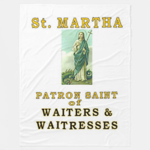 SAINT MARTHA FLEECE BLANKET