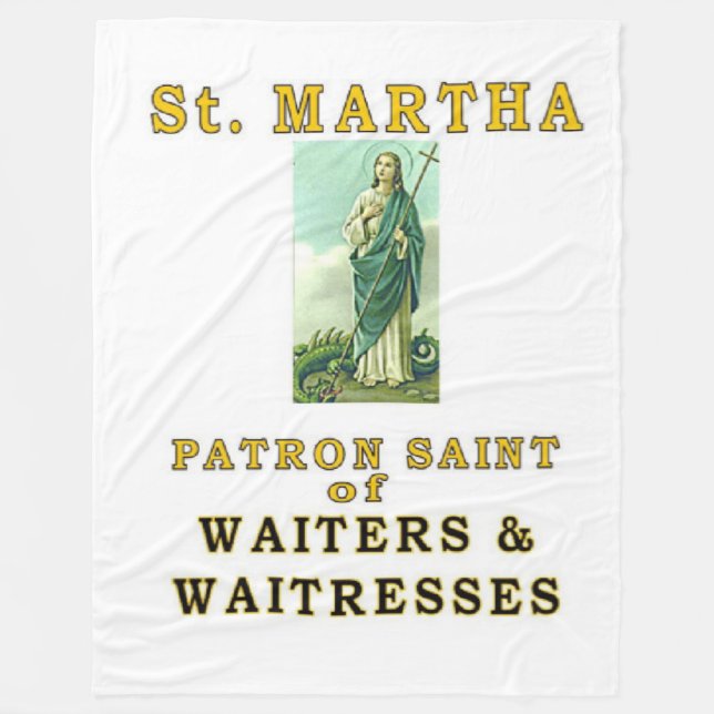 SAINT MARTHA FLEECE BLANKET (Front)