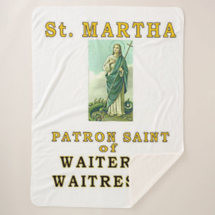 SAINT MARTHA SHERPA BLANKET