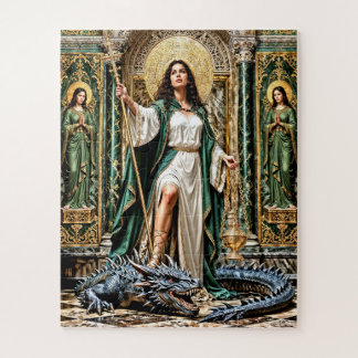Saint Martha the Dominator Jigsaw Puzzle