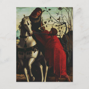Saint Martin and the Beggar Postcard