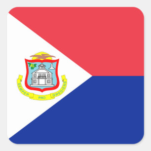 Saint Martin Flag Sticker