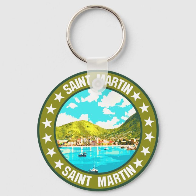 Saint Martin                                       Key Ring (Front)