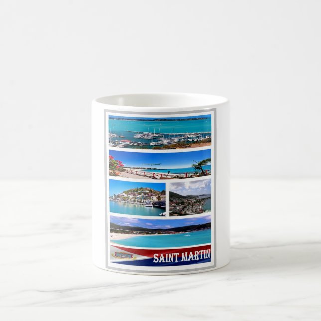 Saint Martin - Mosaic - Coffee Mug (Center)