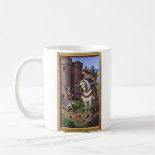 Saint Martin of Tours cutting his cloak in two Coffee Mug
