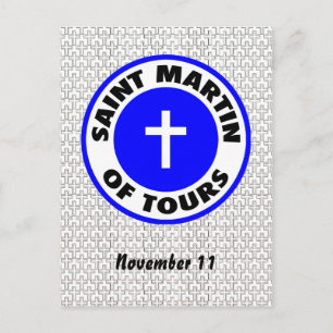 Saint Martin of Tours Postcard