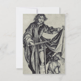 Saint Martin of Tours Winter Mercy Holy Card