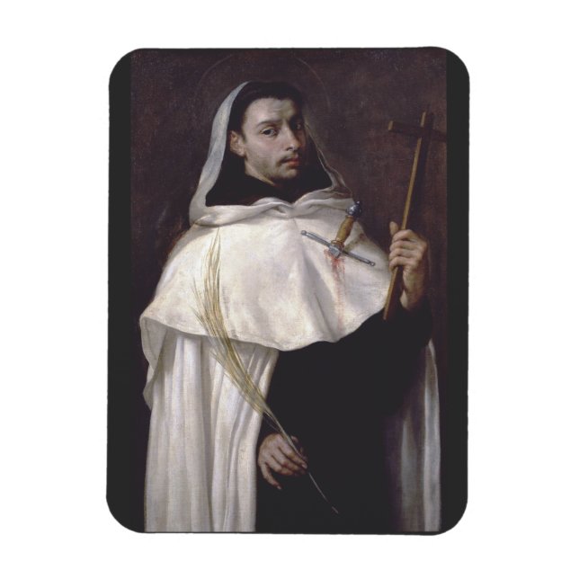 Saint Martyr Angelus of Jerusalem Magnet (Vertical)