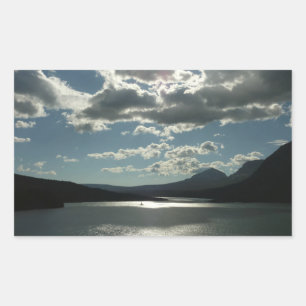 Saint Mary Lake I at Glacier National Park Rectangular Sticker