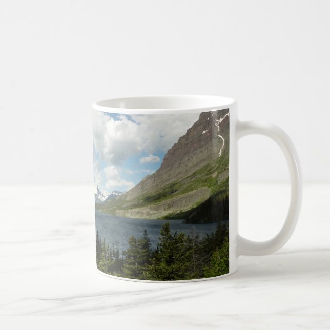 Saint Mary Lake II at Glacier National Park Coffee Mug (Right)