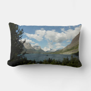 Saint Mary Lake II at Glacier National Park Lumbar Cushion