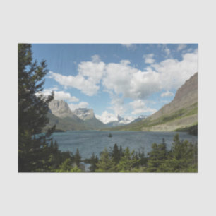 Saint Mary Lake II at Glacier National Park Tissue Paper