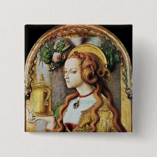 SAINT MARY MAGDALENE 15 CM SQUARE BADGE