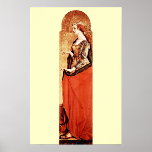 SAINT MARY MAGDALENE 2 Gold,Red Poster