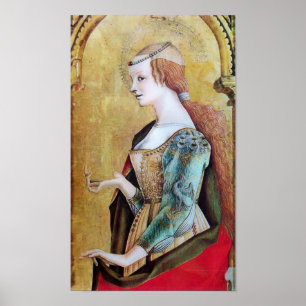 SAINT MARY MAGDALENE 2 Gold,Red Poster