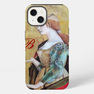SAINT MARY MAGDALENE 2 MONOGRAM Gold,Red iPhone Case
