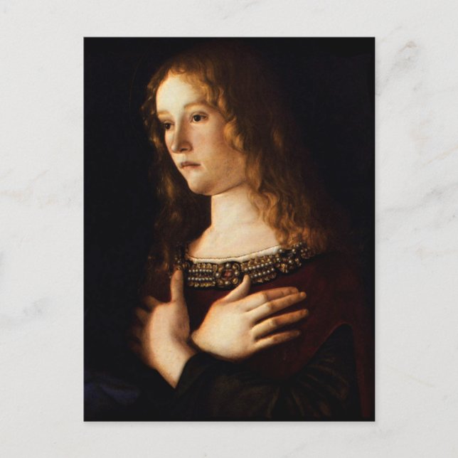 Saint Mary Magdalene - Bellini Postcard (Front)