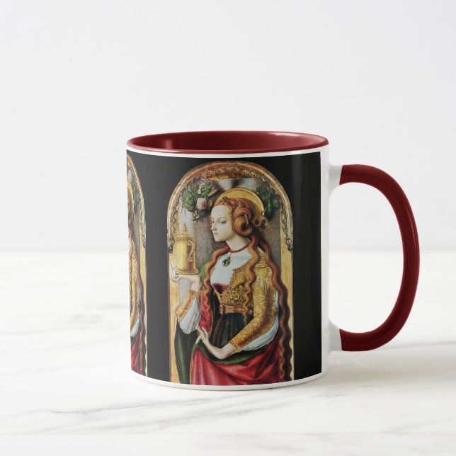 SAINT MARY MAGDALENE , black red Mug (Right)