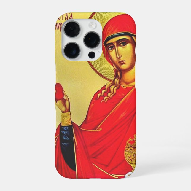 Saint Mary Magdalene orthodox icon iPhone Case (Back)