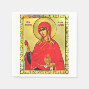 Saint Mary Magdalene orthodox icon Napkin