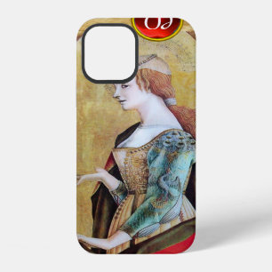 SAINT MARY MAGDALENE Parchment Ruby Gem Monogram iPhone Case